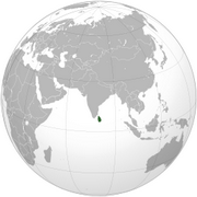 斯里蘭卡民主社會主義共和國 - 地點